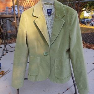 Gap mint green blazer jacket
